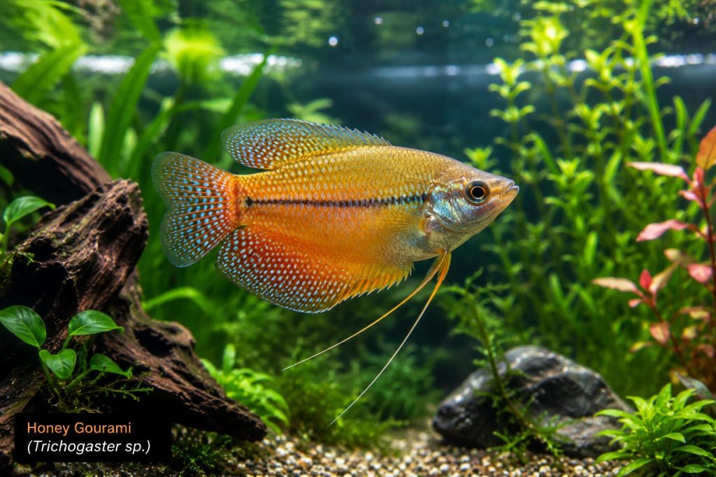 Honey Gourami (Trichogaster sp.)