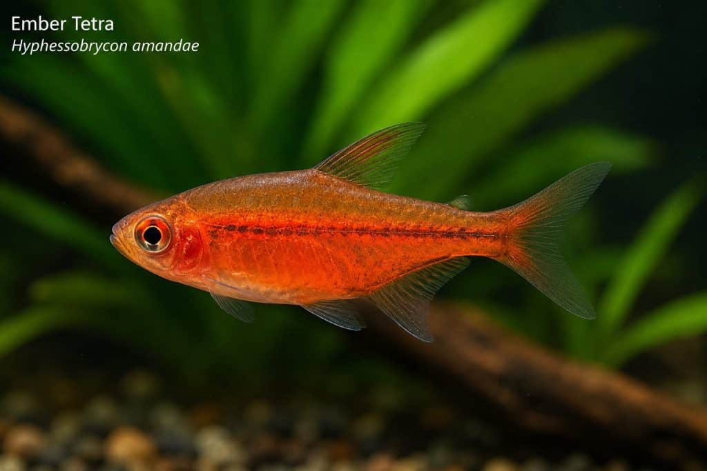 Ember Tetra (Hyphessobrycon amandae)