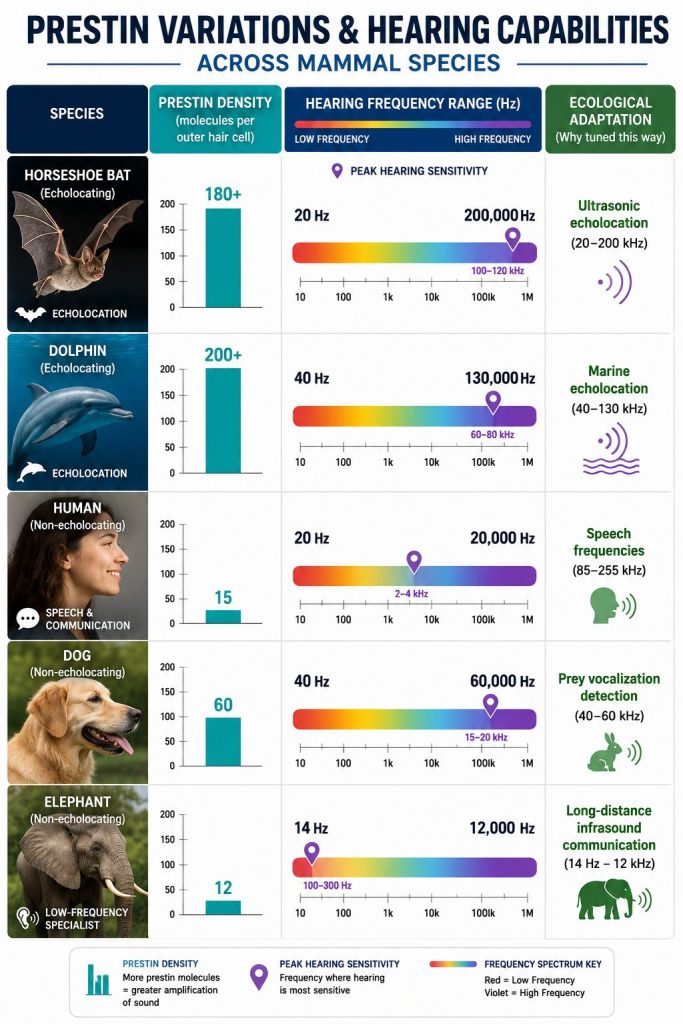 hearing capabilities of mammal