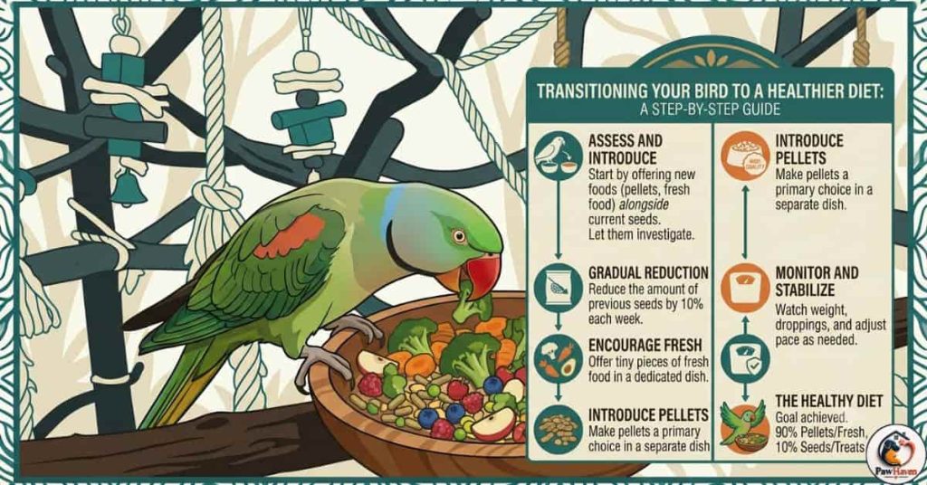 Transitioning Your Bird to a Healthier Diet
