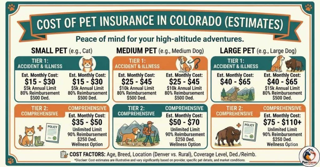 How Much Does Pet Insurance Cost in Colorado?
